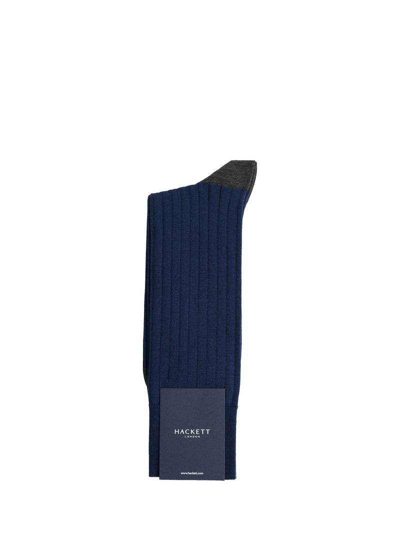 Hackett London merino wool blend socks royal blue, imported from the UK