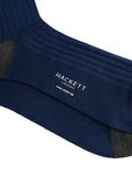 Hackett London merino wool blend socks royal blue, imported from the UK