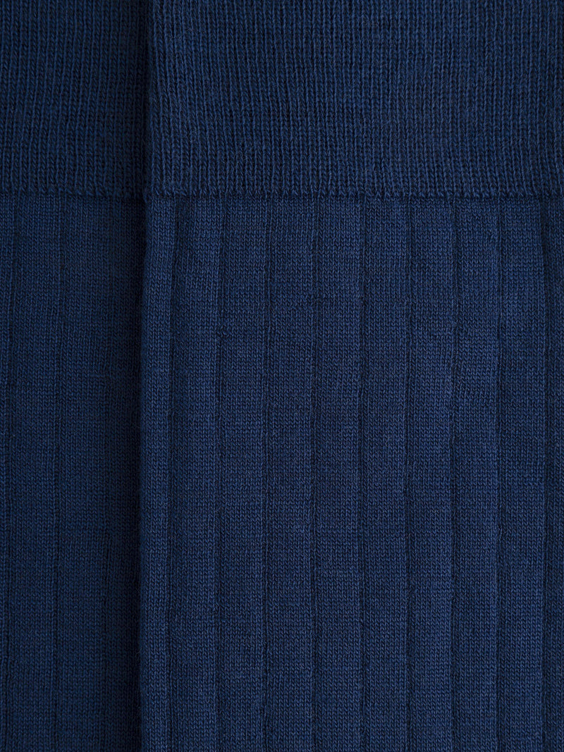 Hackett London merino wool blend socks royal blue, imported from the UK