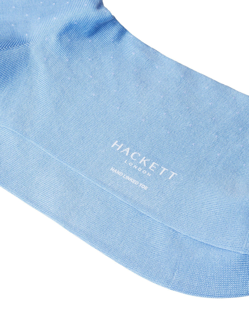 Hackett London cotton rich polka dot crew socks - British product