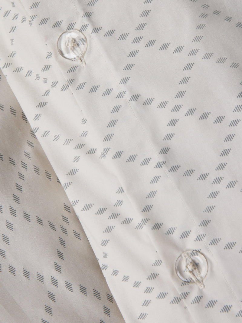 John Lewis geo cotton rich duvet cover set double (British brand)