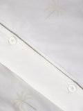 John Lewis duvet cover set palm print natural double, UK version