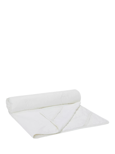 John Lewis Gingerlily Silk Filled Mattress Protector White Double- Buy online at McGrocer
