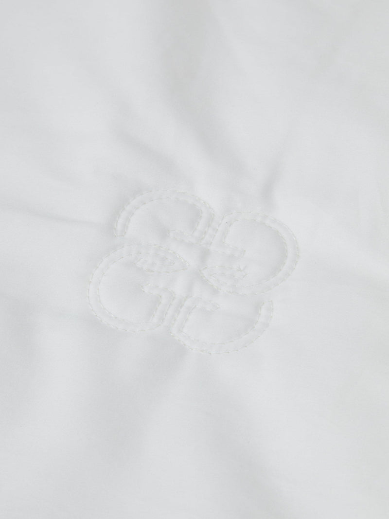 Gingerlily silk filled mattress protector White Double, imported from the UK
