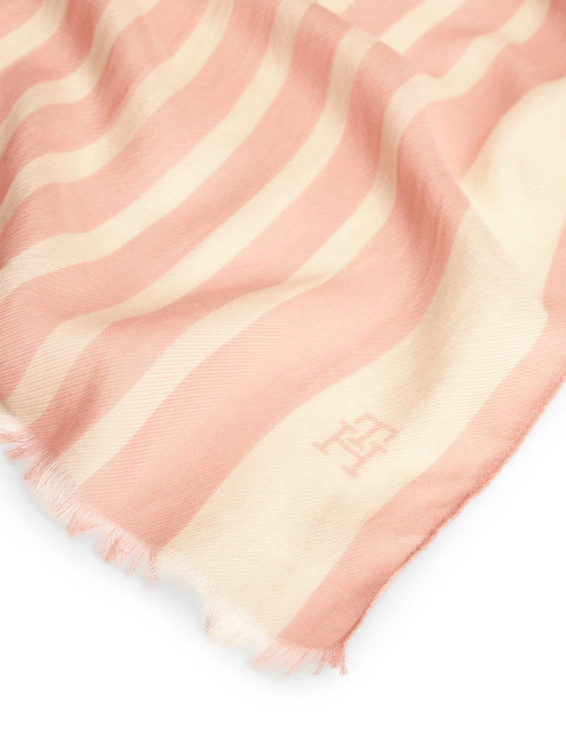 Tommy Hilfiger rose striped scarf - (British brand)