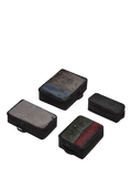 Carl Friedrik mesh packing cubes pack of 4 black, UK version
