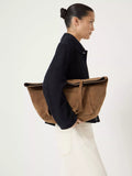 HUSH Saffie pure suede tote bag, imported from the UK