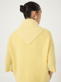 HUSH wool rich scarf in Mellow Yellow 114cm (British brand)