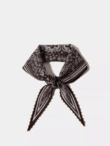 John Lewis Mint Velvet Paisley Print Beaded Scarf- Buy online at McGrocer