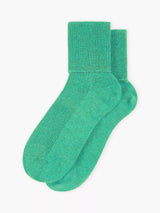 John Lewis Brora Ribbed Cashmere Rich Socks, Celadon- Buy online at McGrocer