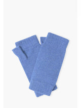 John Lewis Brora Pure Cashmere Wristwarmers Cornflower- Buy online at McGrocer