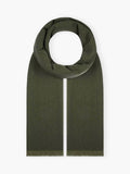 Brora 100% cashmere stole in Kelp - British product