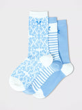 Crew Clothing bamboo socks pack of 3 navy blue, UK version