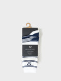 Crew Clothing bamboo socks navy white stripe pack of 3 (British brand)