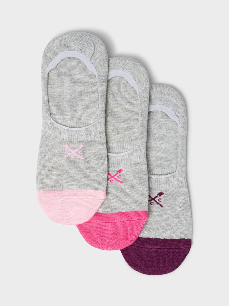 Crew Clothing bamboo rich secret socks pack of 3, UK version