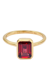 John Lewis Daisy London Garnet Birthstone Ring- Buy online at McGrocer