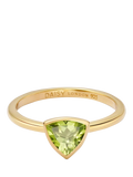 Daisy London peridot ring 925 sterling silver (British brand)