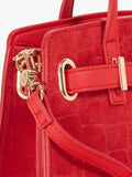 Dune London Dinkydefine mini tote in red, UK version