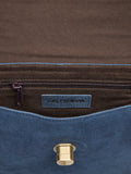 Celtic & Co. suede crossbody bag navy (British brand)
