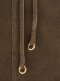 Mango khaki suede tote bag, UK version
