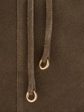 Mango khaki suede tote bag, UK version