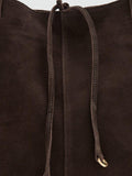 Mango leather tote bag chocolate (British brand)