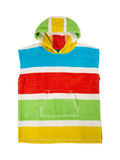Frugi children's hooded towel organic cotton stripe, UK version