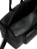 Tommy Hilfiger pebble grain flap pocket duffel bag black - British product