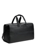 Tommy Hilfiger pebble grain flap pocket duffel bag black - British product