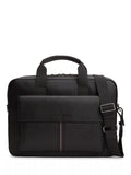 Tommy Hilfiger laptop bag black pebble grain - British product