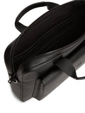 Tommy Hilfiger laptop bag black pebble grain - British product