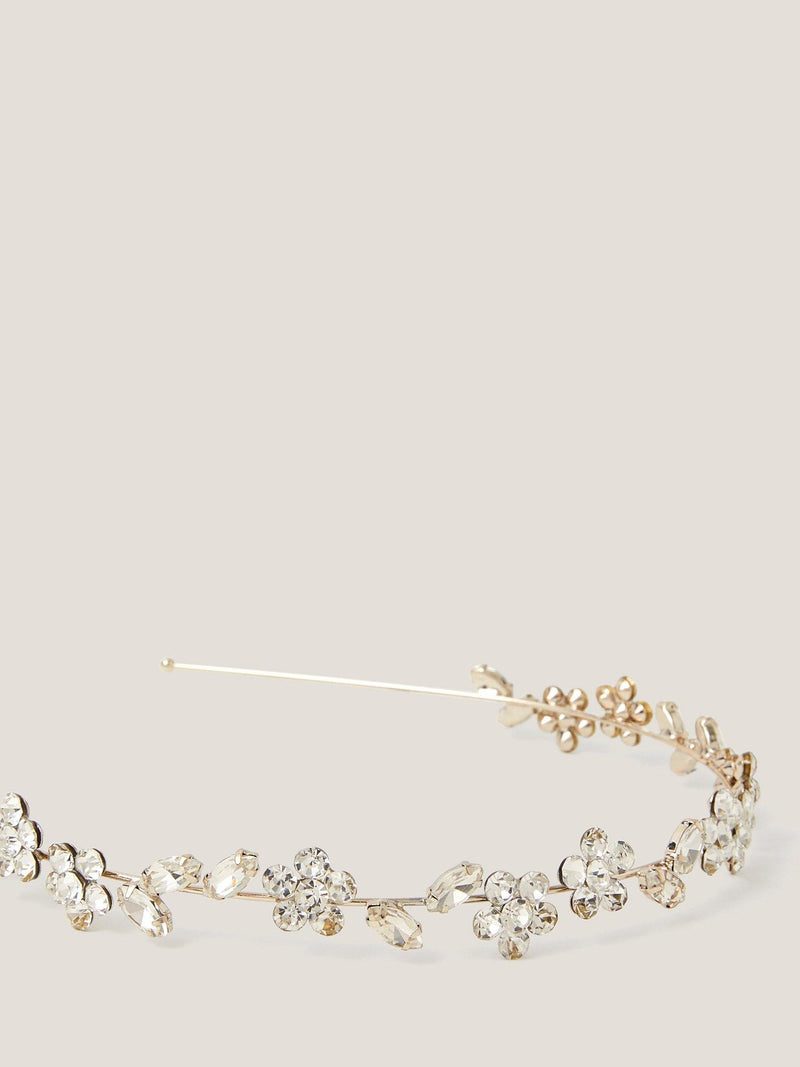 Monsoon kids jewel flower headband gold, imported from the UK