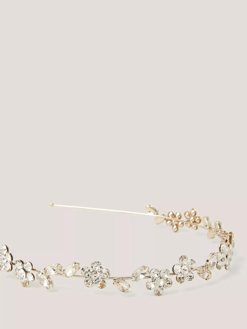Monsoon kids jewel flower headband gold, imported from the UK