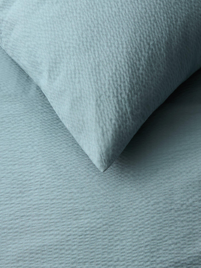 John Lewis cotton seersucker duvet cover set double, imported from the UK