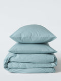 John Lewis cotton seersucker duvet cover set double, imported from the UK