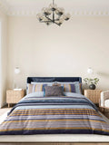 Bedeck of Belfast Aldin double duvet cover set in celadon (British brand)