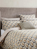 Bedeck of Belfast Harun duvet cover set double charcoal tan (British brand)