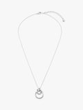 Orelia silver plated interlocking circle pendant necklace 45cm - British product
