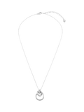 Orelia silver plated interlocking circle pendant necklace 45cm - British product