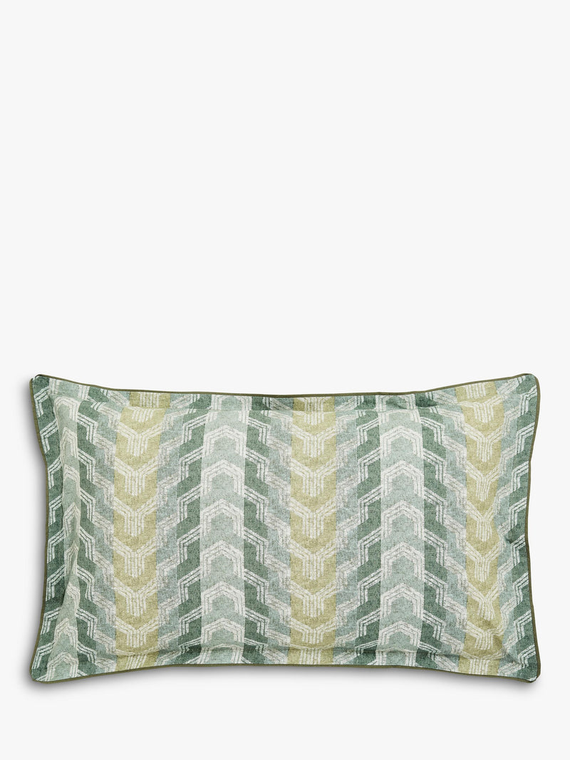Bedeck of Belfast Reya green duvet cover set double (British brand)