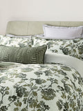 Bedeck of Belfast Yoko duvet cover set green double - British product