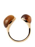 PDPAOLA Dolphin Gravity Open Gemstone Ring