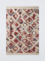 John Lewis John Lewis Zafira Kelim Flatweave Wool Rich Rug, Multi 180 x 120cm- Buy online at McGrocer