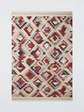 John Lewis Zafira Kelim flatweave rug Multi 180x120cm, imported from the UK