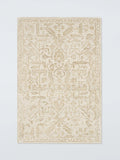 John Lewis Genevieve Wool Rug, Natural, L180 x W120cm