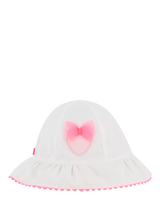 John Lewis Billieblush Baby Strawberry Badge Bucket Hat, White- Buy online at McGrocer