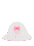 Billieblush baby hat strawberry badge white, UK version