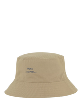 John Lewis BOSS Kids' Reversible Bucket Hat, Stone- Buy online at McGrocer