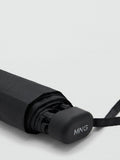 Mango compact travel umbrella black, UK version