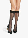 Charnos knee highs leopard and spot pack of 2 (British brand)